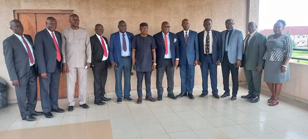 COOUTH CMD HON. DR. JOE AKABUIKE RECEIVES ACCREDITATION TEAM FROM WEST AFRICAN COLLEGE OF SURGEONS